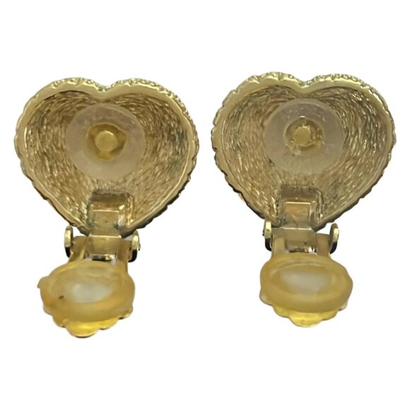 Auth DIOR/ChristianDior - Gold Hardware Clip On Earrings - Picture 3 of 3